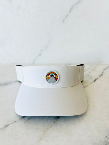Visor - Evil Eye Sun - White
