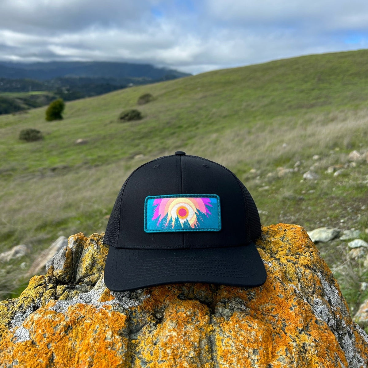 Black Kooh Culture trucker hat with the In the Trees patch